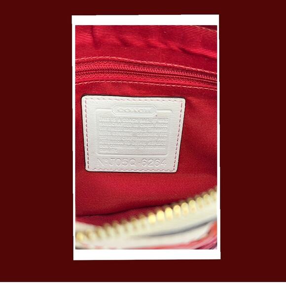 COACH Signature Poppy Flower Floral Demi Small Bag Clutch J05Q-6264 Limitd Editn - Picture 6 of 16